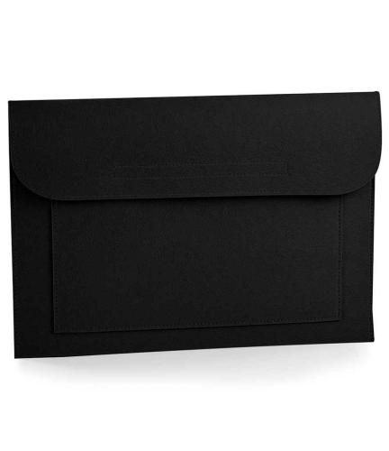 BagBase Felt Laptop/Document Slip - BLK - ONE